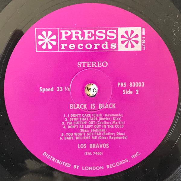 Los Bravos : Black Is Black (LP, Album)