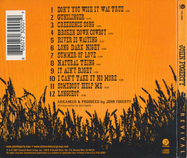 John Fogerty : Revival (CD, Album, Dig)