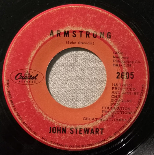 John Stewart (2) : Armstrong / Anna On A Memory (7", Single)