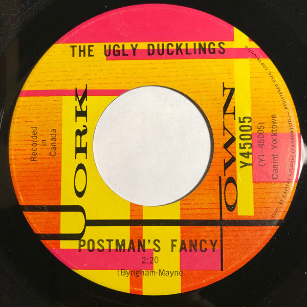 The Ugly Ducklings : Postman's Fancy / Not For Long (7")