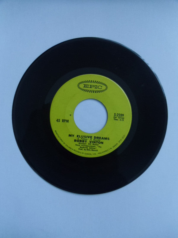 Bobby Vinton : My Elusive Dreams / The Days Of Sand And Shovels (7", Single)