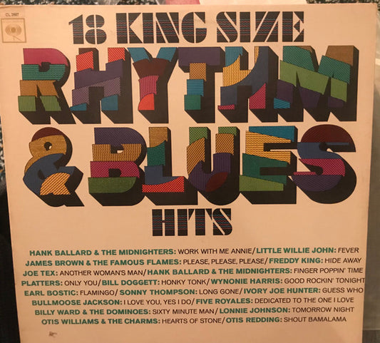 Various : 18 King Size Rhythm And Blues Hits (LP, Comp)