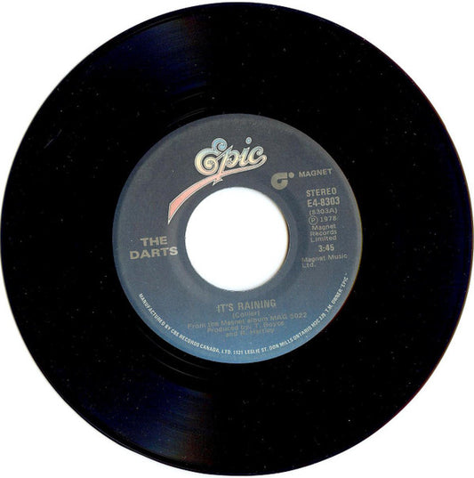 Darts : It's Raining (7", Single)