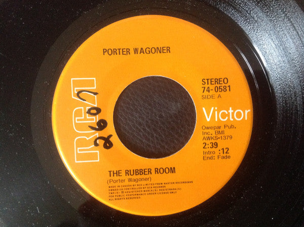 Porter Wagoner : The Rubber Room (7", Single)