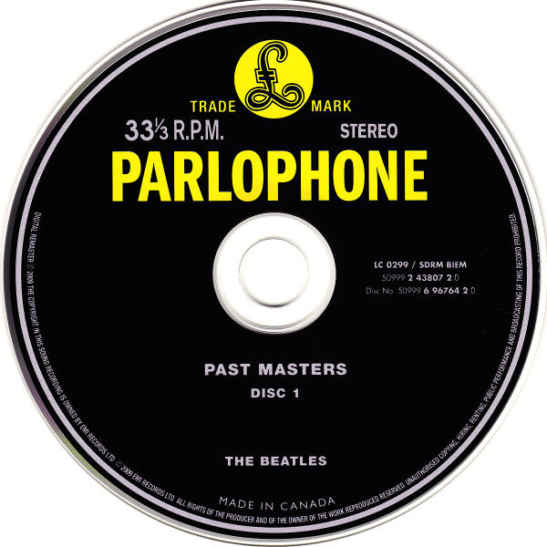 The Beatles : Past Masters (2xCD, Comp, RE, RM)