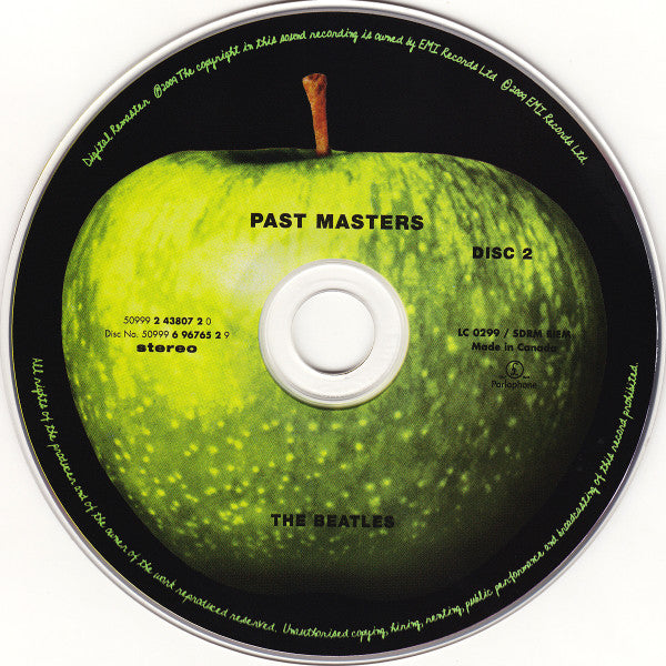 The Beatles : Past Masters (2xCD, Comp, RE, RM)