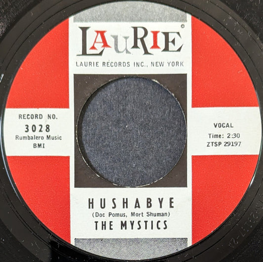 The Mystics : Hushabye / Adam And Eve (7", Styrene, Bri)
