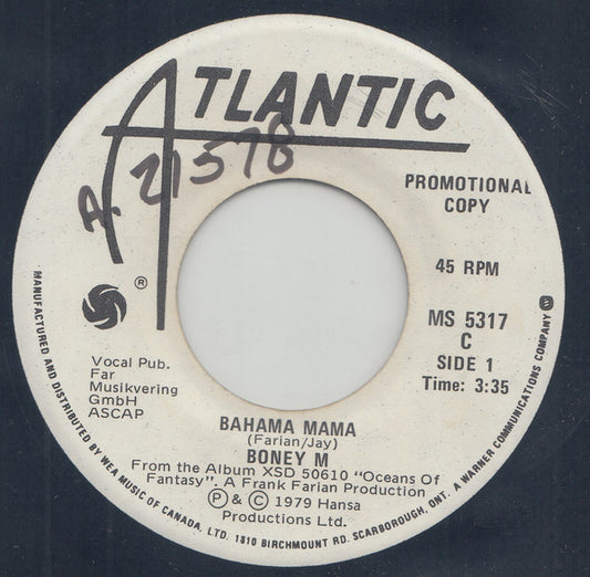 Boney M* : Bahama Mama (7", Promo)