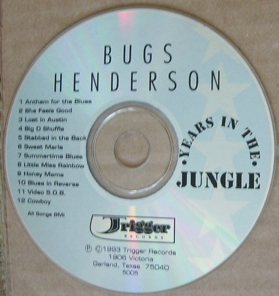 Bugs Henderson : Years In The Jungle (CD, Album)