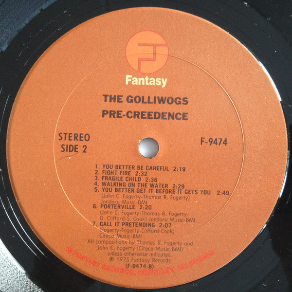 The Golliwogs : Pre-Creedence (LP, Comp)