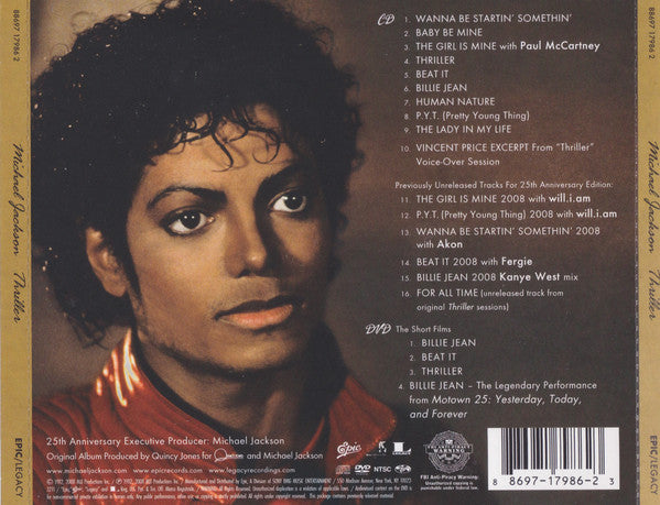Michael Jackson : Thriller 25 (CD, Album, Ltd, RE + DVD-V, NTSC, All)