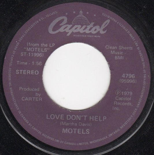 The Motels : Total Control (7")