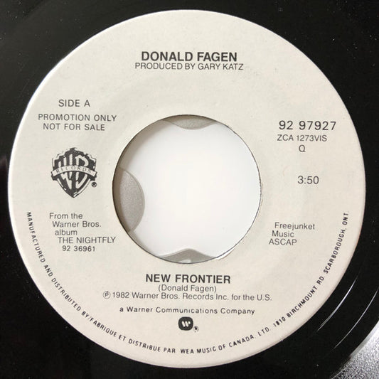 Donald Fagen : New Frontier (7", Single, Promo)
