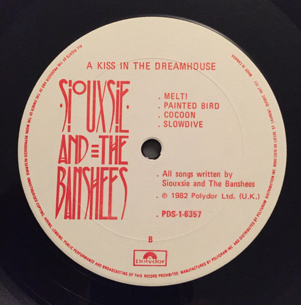 Siouxsie And The Banshees* : A Kiss In The Dreamhouse (LP, Album)