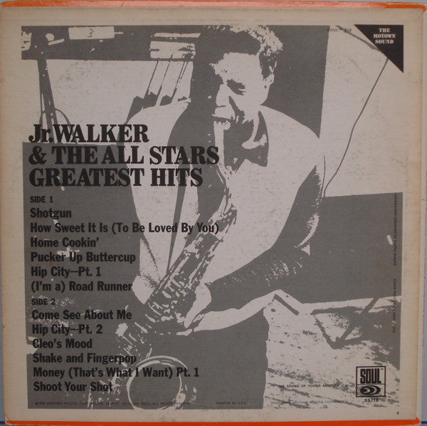 Junior Walker & The All Stars : Greatest Hits (LP, Comp, Ind)