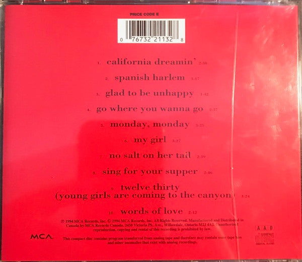 The Mamas & The Papas : California Dreamin' (CD, Comp)