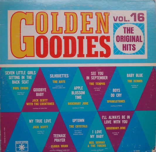 Various : Golden Goodies - Vol. 16 (LP, Comp, RE)