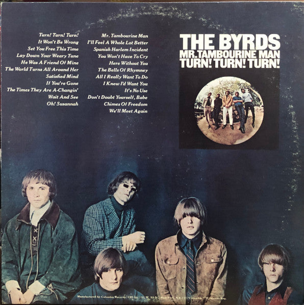 The Byrds : Mr. Tambourine Man / Turn! Turn! Turn! (2xLP, Comp, Gat)