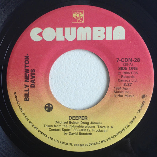 Billy Newton Davis : Deeper (7", Single)