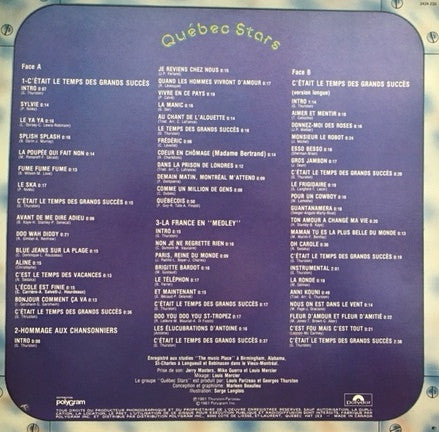 Quebec Stars Sur 45 : C'était Le Temps Des Grands Succès (LP, Album)