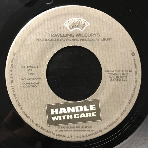 Traveling Wilburys : Handle With Care (7", Single)