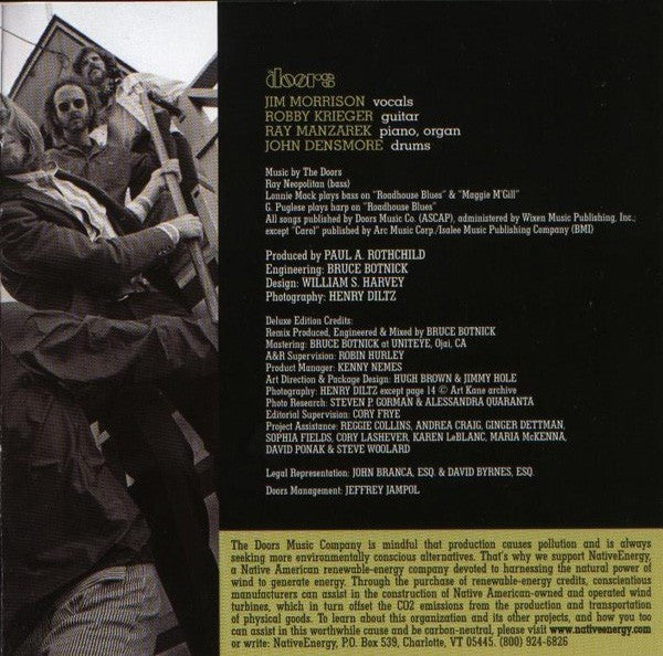 The Doors : Morrison Hotel (CD, Album, RE, RM, 40t)