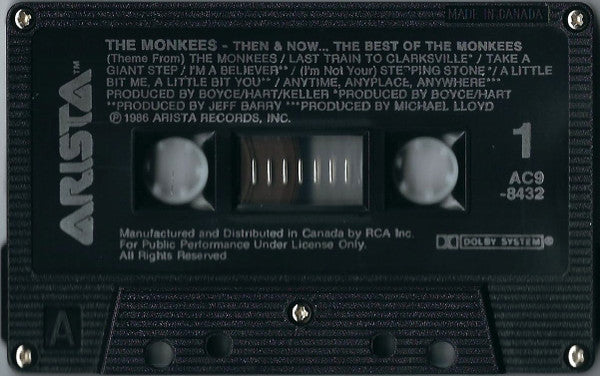 The Monkees : Then & Now... The Best Of The Monkees (Cass, Comp, Dol)