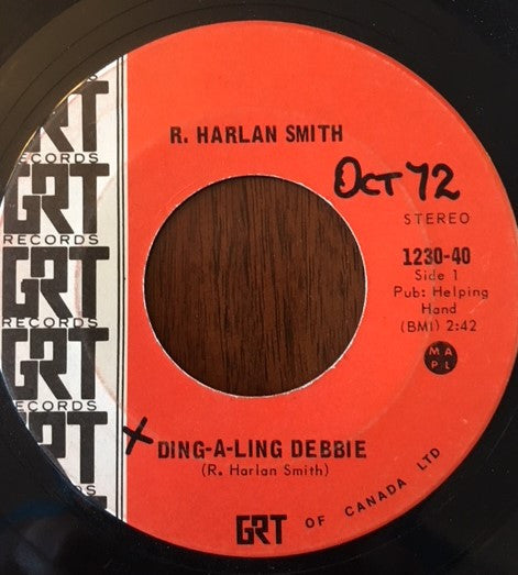 R. Harlan Smith : Ding-A-Ling Debbie (7")