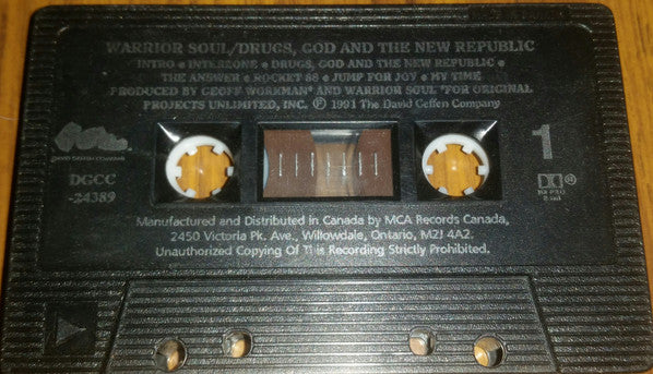 Warrior Soul : Drugs, God And The New Republic (Cass, Album)