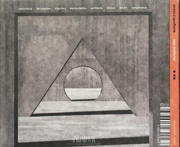 Preoccupations : New Material (CD, Album, Car)