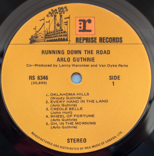 Arlo Guthrie : Running Down The Road (LP, Album)
