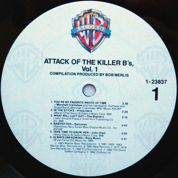 Various : Attack Of The Killer B's (Volume One) (LP, Comp, All)
