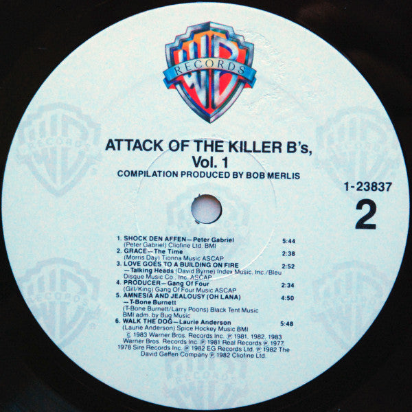 Various : Attack Of The Killer B's (Volume One) (LP, Comp, All)