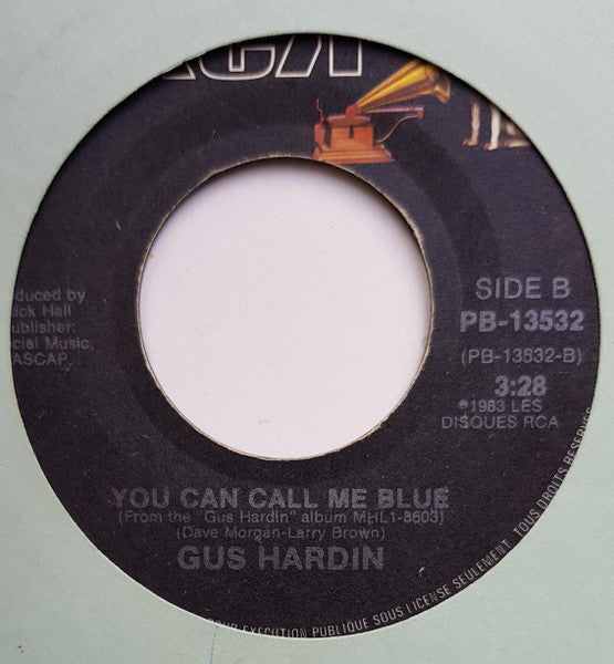 Gus Hardin : If I Didn't Love You / You Can Call Me Blue (7", Single)