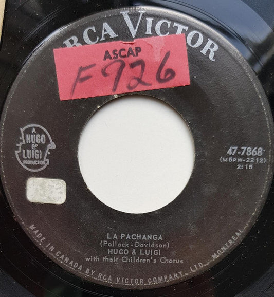 Hugo & Luigi : La Pachanga / Bimbombey (7", Single)