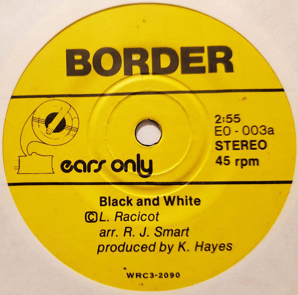 Border (6) : Black And White / All In All (7", Single)