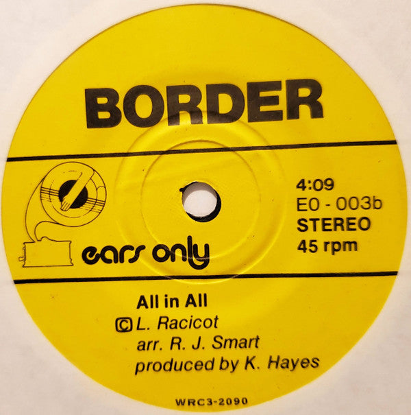 Border (6) : Black And White / All In All (7", Single)