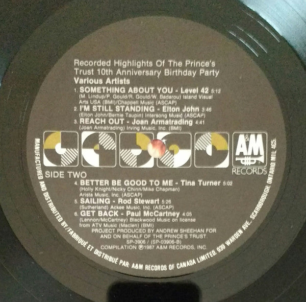 Various : Recorded Highlights Of The Prince's Trust 10th Anniversary Birthday Party (LP, Album)