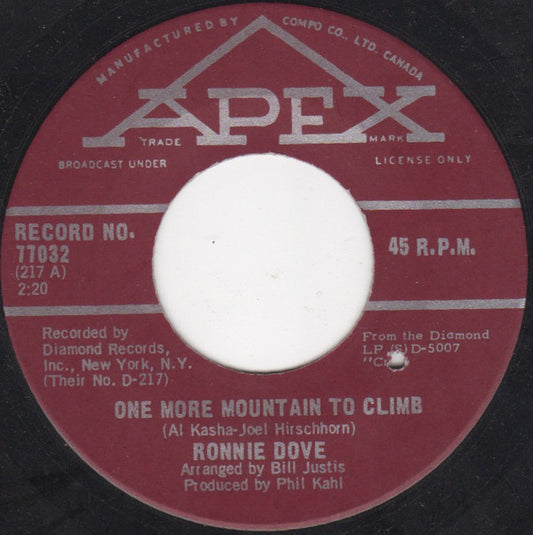 Ronnie Dove : One More Mountain To Climb (7")
