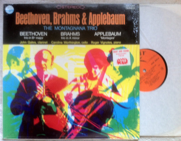 Ludwig van Beethoven, Johannes Brahms & Edward Applebaum, The Montagnana Trio : Beethoven, Brahms & Applebaum (LP, Album)