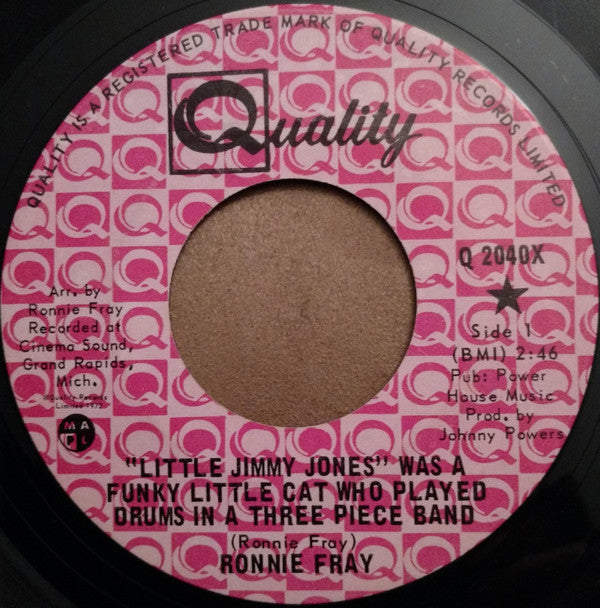 Ronnie Fray : Little Jimmy Jones (7", Single)