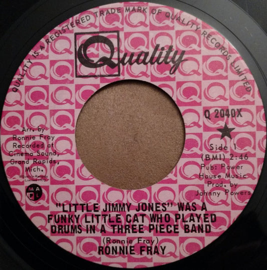 Ronnie Fray : Little Jimmy Jones (7", Single)