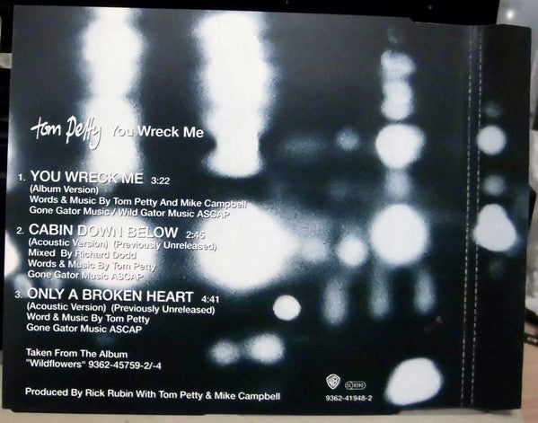 Tom Petty : You Wreck Me (CD, Single)
