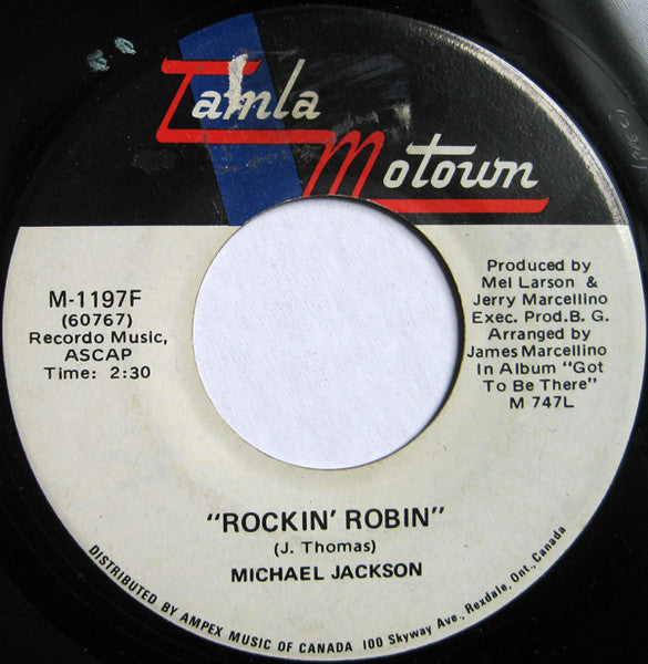 Michael Jackson : Rockin' Robin (7", Single)