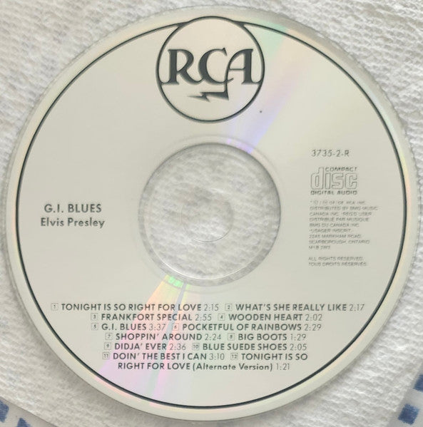 Elvis* : G. I. Blues (CD, Album, RE, RM)
