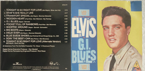 Elvis* : G. I. Blues (CD, Album, RE, RM)