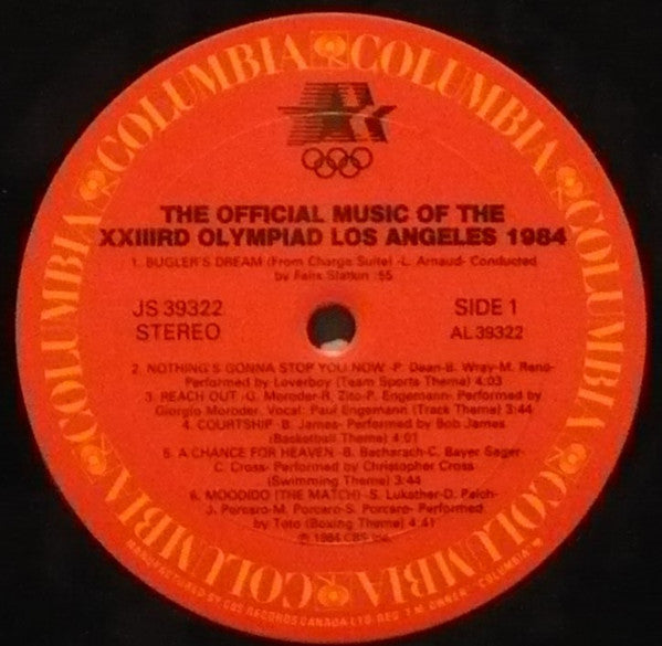 Various : The Official Music Of The XXIIIrd Olympiad - Los Angeles 1984 (LP, Album, Gat)