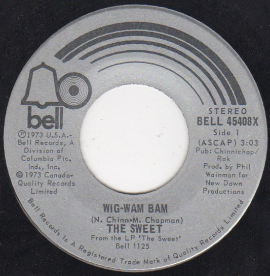 The Sweet : Wig-Wam Bam (7", Single)