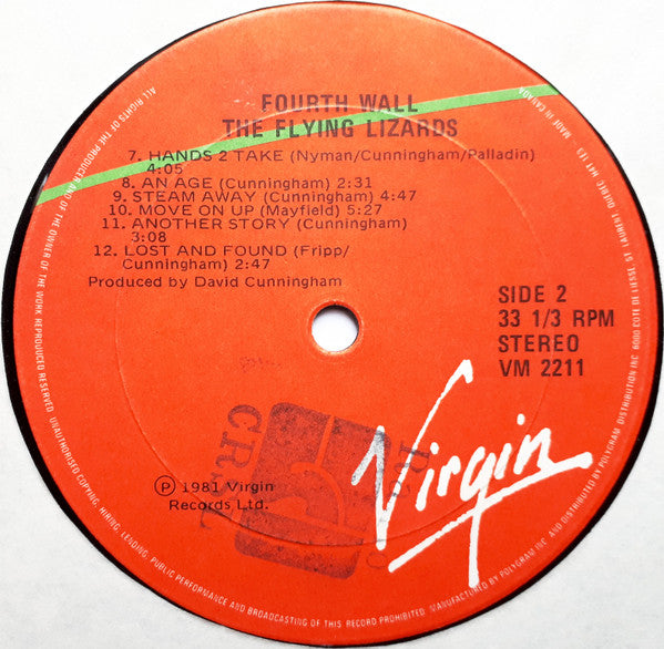 The Flying Lizards : Fourth Wall (LP, Album)