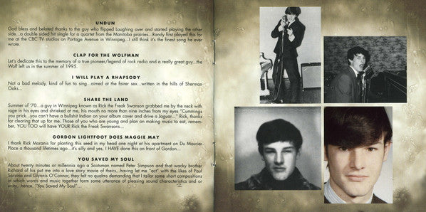 Burton Cummings : Up Close And Alone (The Voice • The Songs) (CD, Album)